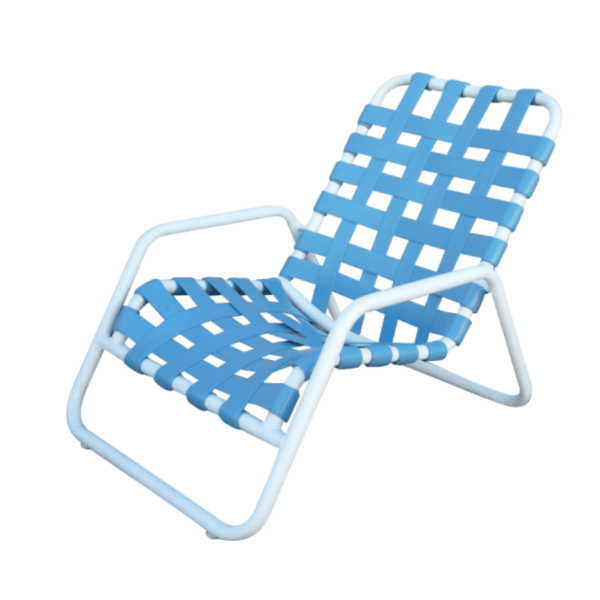 C-40C - Classic Cross Strap Stacking Sand Chair