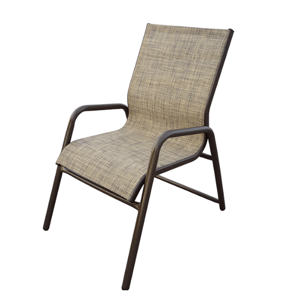 CK-50L - Premium Classic Sling Stacking Patio Dining Chair 
