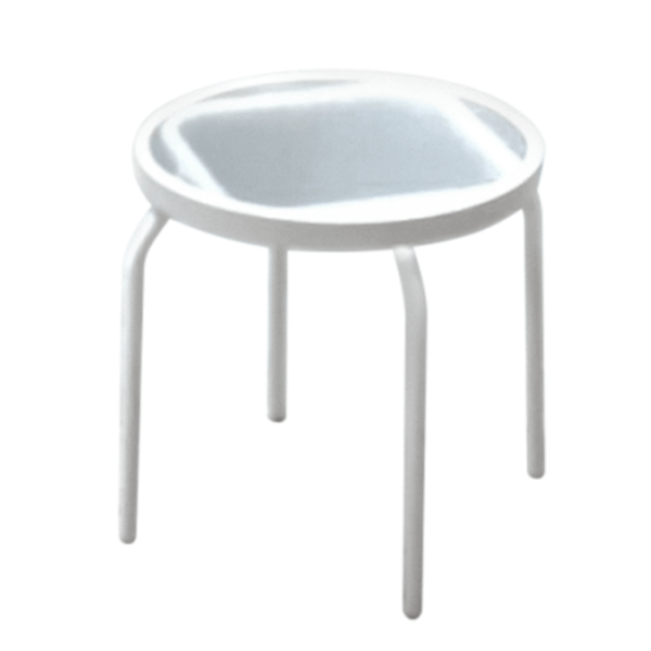 C-18A - Classic Round Acrylic Patio Side Table