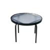 C-24A - Classic Round Acrylic Patio Side Table