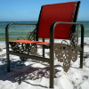 D-50 - Deville Sling Patio Dining Chair  - Custom
