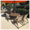 E-50 - Eclipse Curve Sling Patio Dining Chair - Hotel
