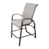 E-75 - Eclipse Curve Sling Patio Bar Chair