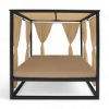 E-5000 - Eclipse Outdoor Daybed with Canopy and Curtains