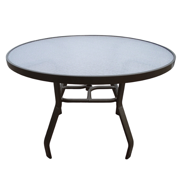 E-42A - Eclipse Round Acrylic Patio Dining Table