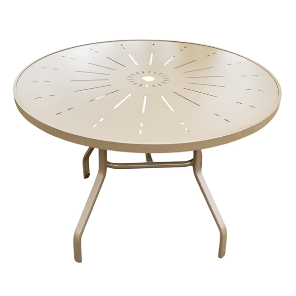 E-42Punch - Eclipse Round Punch Top Patio Dining Table