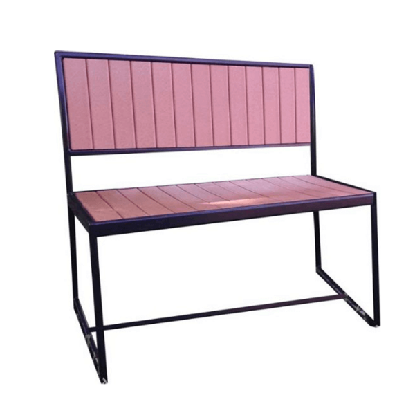 EW-255  - Eco Wood Recycled Plastic Patio Armless Loveseat