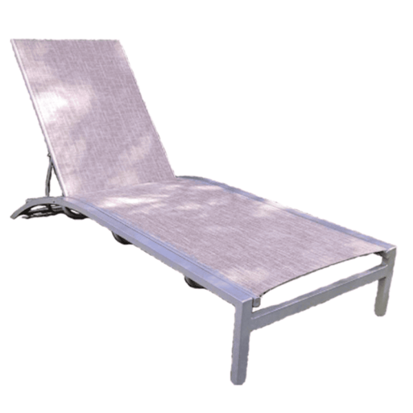 I-160 - Island Breeze Alpha II Stacking Sling Chaise Lounge - 12" Low Seat Height