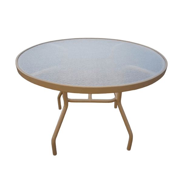 K-42A - Kingfisher Round Acrylic Patio Dining Table