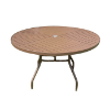 K-42Punch - Kingfisher Round Punch Top Patio Dining Table