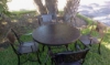 	K-42Punch - Kingfisher Round Punch Top Patio Dining Table - Hotel