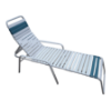 R-150 - Regal Vinyl Chaise Lounge with Arms - 16" Elevated Seat Height