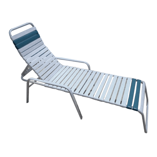R-150 - Regal Vinyl Chaise Lounge with Arms - 16" Elevated Seat Height