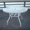 R-42A - Regal Round Acrylic Patio Dining Table - Hotel