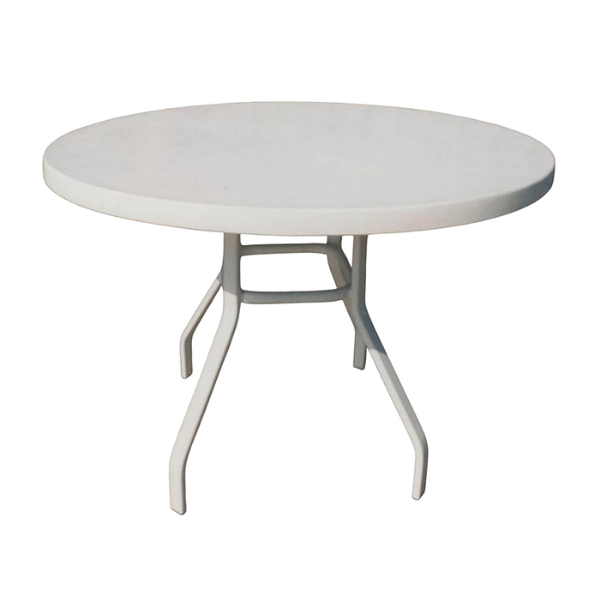 R-42F - Regal Round Fiberglass Patio Dining Table