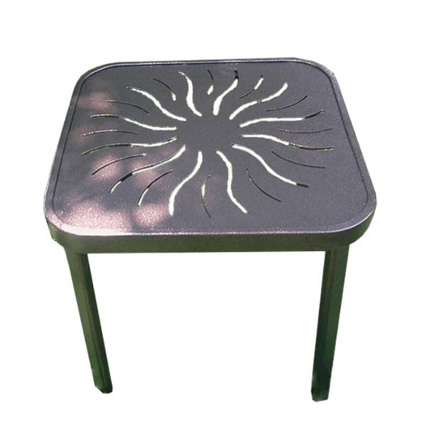 R-18SQPUNCH - Regal Square Punch Top Patio Side Table