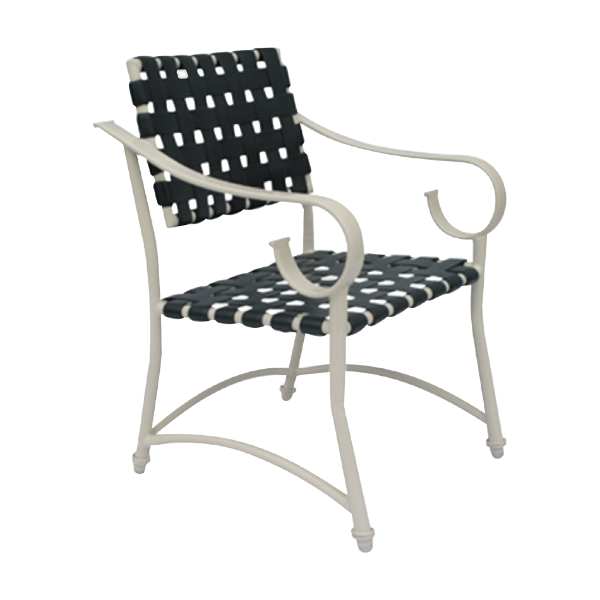 S-50C - Sierra Cross Strap Patio Dining Chair