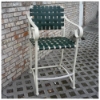 S-75C - Sierra Crossweave Vinyl Patio Bar Chair - University