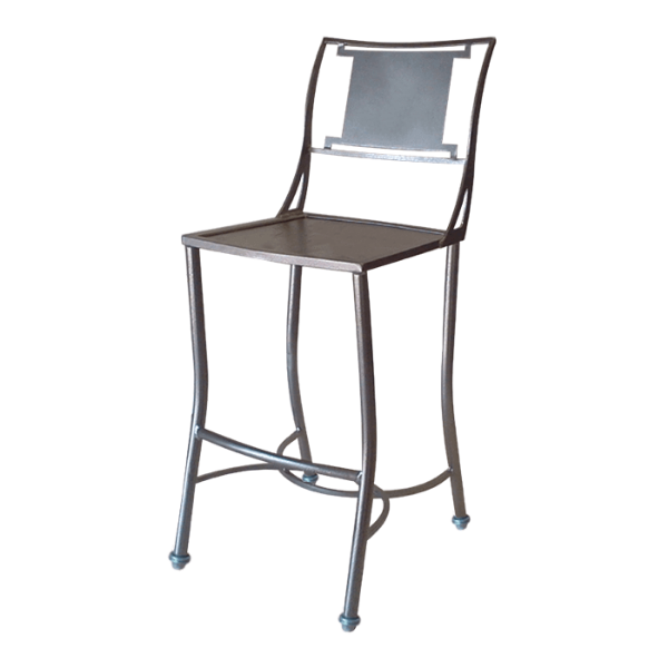 SC-77 - Sheet Cast All-Aluminum Armless Patio Bar Chair