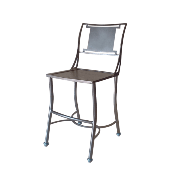 SC-77BH - Sheet Cast All-Aluminum Armless Patio Balcony Chair