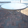 S-42A - Sierra Round Acrylic Patio Dining Table - Hotel