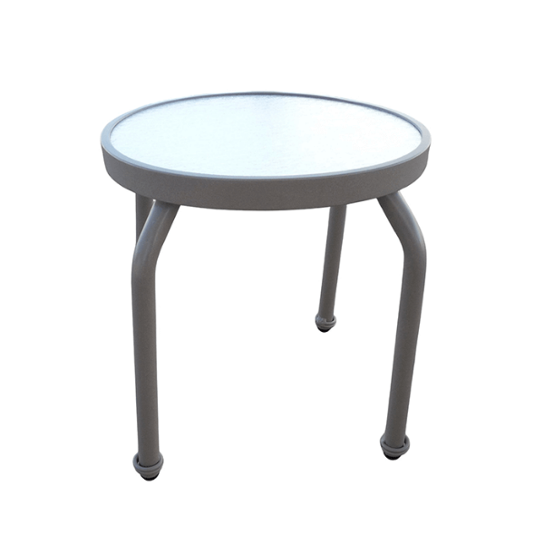 S-18A - Sierra Round Acrylic Patio Side Table