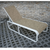 T-150SL - Tahiti Sling Sled Base Chaise Lounge- 16" Elevated Seat Height - Hotel