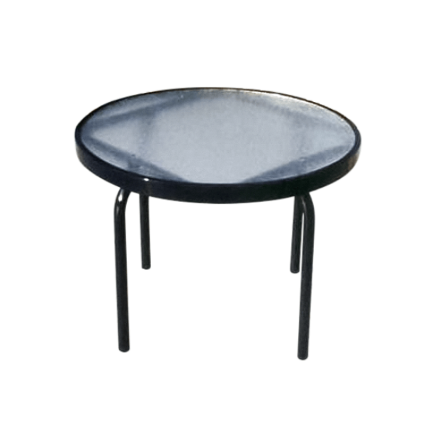C-24A - Classic 24" Round Acrylic Patio Side Table