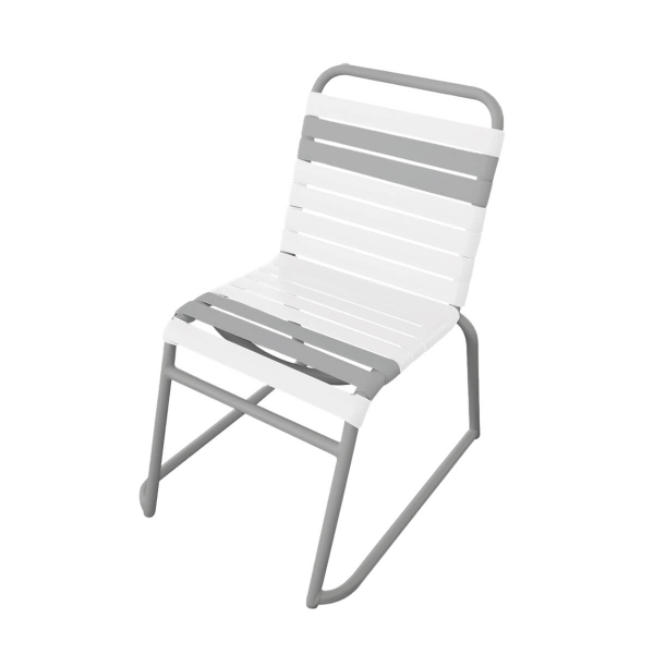 C-51 - Classic Vinyl Armless Patio Chair
