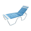 C-151 - Classic Vinyl Chaise Lounge - Senior Height 