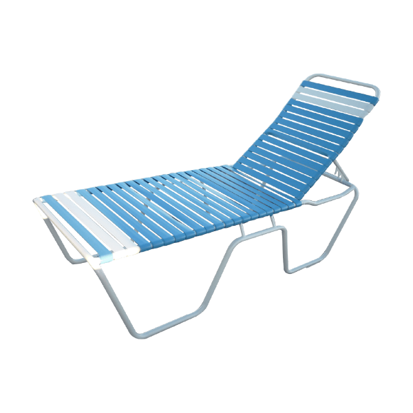 C-151 - Classic Vinyl Chaise Lounge - Senior Height 