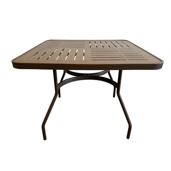 C-42SQPUNCH - Classic Square Punch Top Patio Dining Table