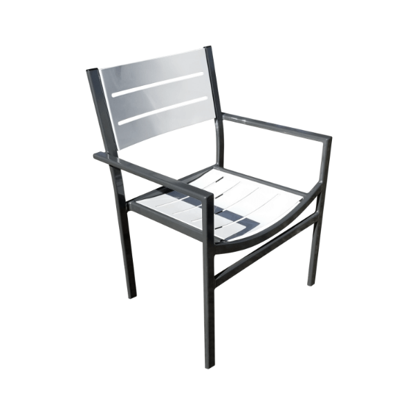 CQ-50 - Coquina Aluminum Patio Dining Arm Chair