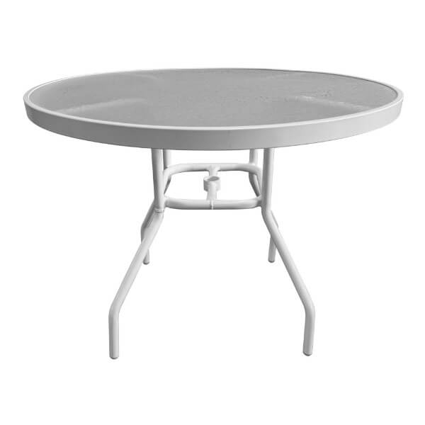 C-42A - Classic Round Acrylic Patio Dining Table