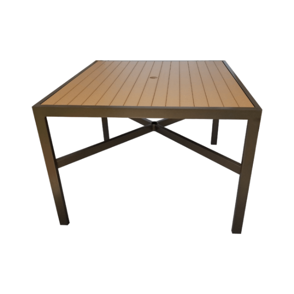 EW-42SQ - Eco Wood Square Recycled Plastic Patio Dining Table