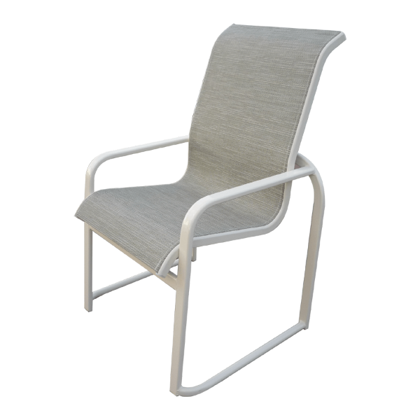 I-55 - Island Breeze Sling Sled Base Dining Chair