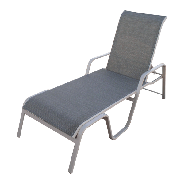 I-151 - Island Breeze Sling Chaise Lounge with Arms