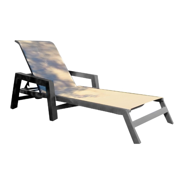 M-150 - Millennium Sling Chaise Lounge with Arms
