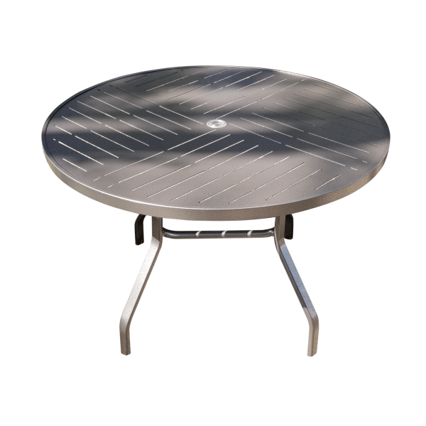 R-42Punch - Regal Round Punch Top Patio Dining Table