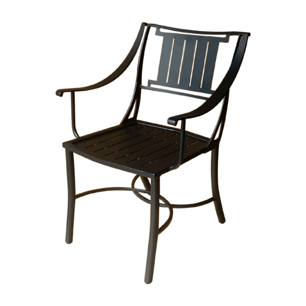 FPSC-50 - Sheet Cast Aluminum Dining Arm Chair - Boardwalk