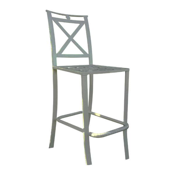 SC-77D - Sheet Cast Aluminum Armless Bar Chair