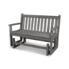 Polywood Traditional 48 In. Glider Bench Recycled Plastic