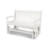 Polywood Traditional 48 In. Glider Bench Recycled Plastic