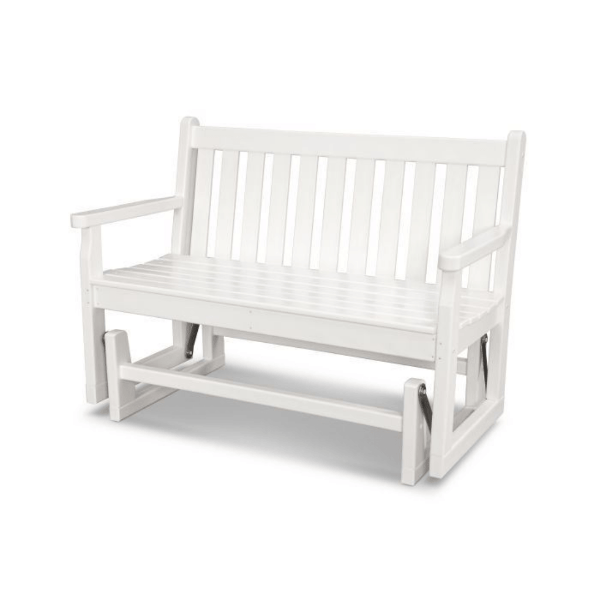 Polywood Traditional 48 In. Glider Bench Recycled Plastic