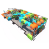 IP23153 kids indoor playground with tube slides, climbing zones, and multi-level play platforms