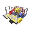 IP23154 commercial indoor playground featuring tube slide, crawl tunnel, and activity panels for toddlers