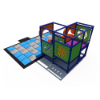 Compact indoor playground with crawl openings, activity panels, and dual slide designed for toddlers IP23164