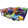 Transit Express commercial indoor playground with themed play tunnels, slides, and multi-level activity structure IP24102
