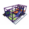 Commercial indoor playground featuring small slide, crawl-through panels, and soft play elements within padded frame IP24112