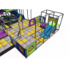 Extended indoor playground section with toddler slide, activity panels, and enclosed safety play area for younger children IP24123